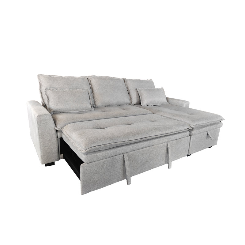 5 Seater Fabric Sofa, Silver