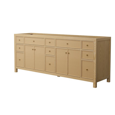 Pendry 83.25" Freestanding Double Bathroom Vanity Base Only