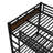 Full XL Over Full XL Metal Bunk Bed/Metal Loft Bed And Metal Platform Beds,With Raised Security Fence-771683492-771683490