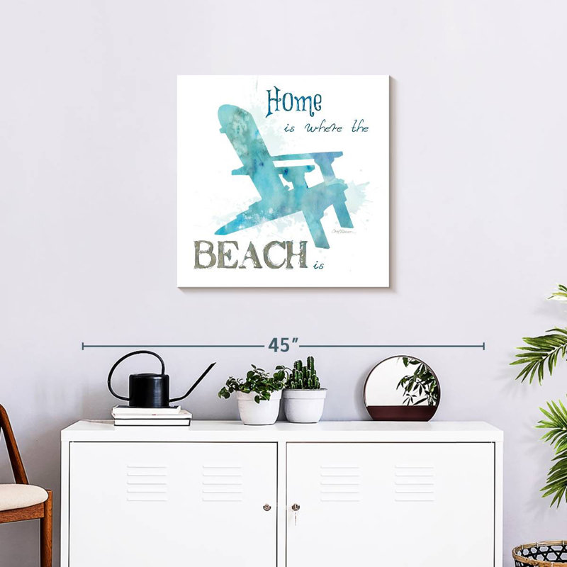 Khylige Beach Chair Wall Sign, 24" H x 24" W