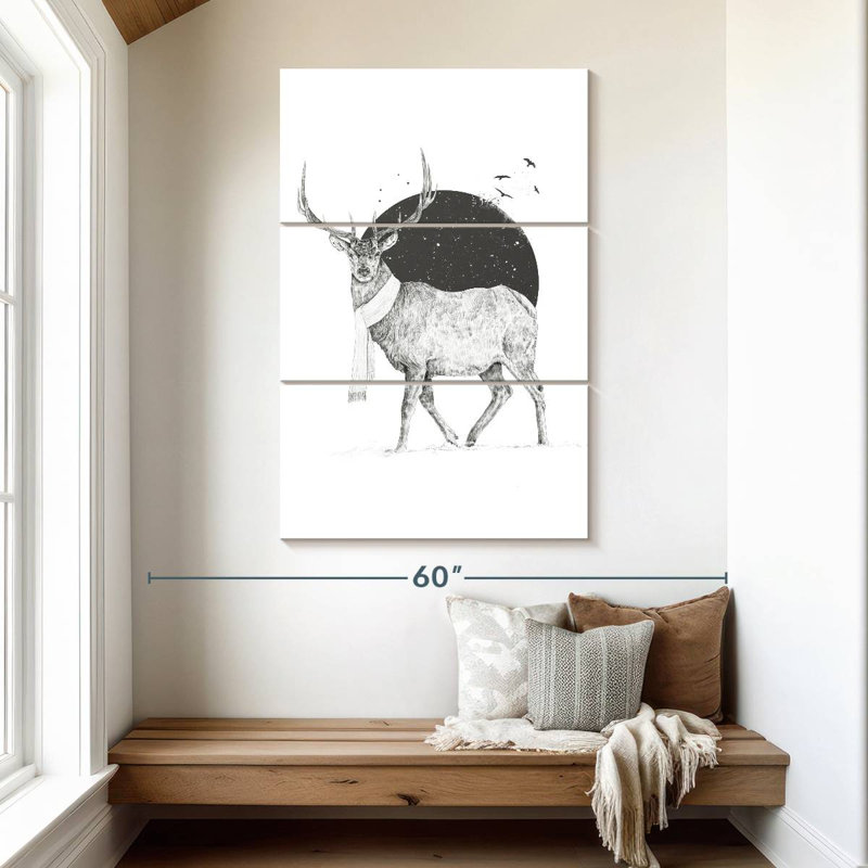 Brampt Winter Is All Around, 50" H x 32" W