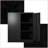 Cabinets | Lockable Metal Storage Cabinet with 2 Doors &amp; Adjustable Shelves | Office/Garage/Warehouse | Black, Metal