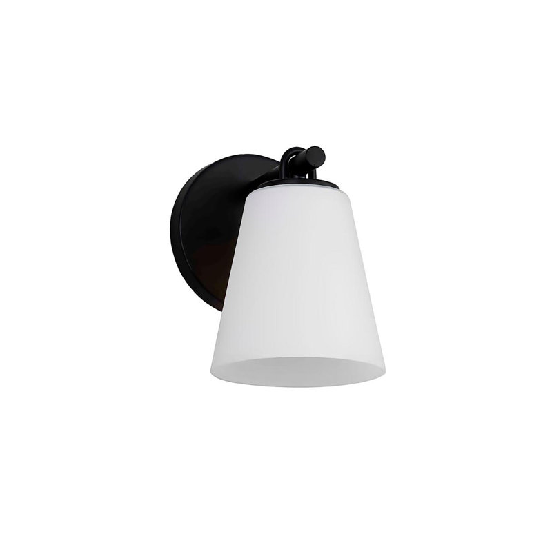 Armed Sconce, Matte Black