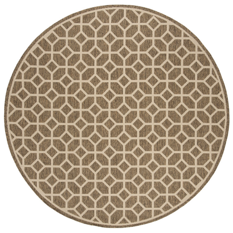 Kitts Looped/Hooked Beige Indoor/Outdoor Rug