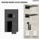 Dual-Function Wall Mounted Waterfall & Rainfall Shower Faucet Set With Rough-In Valve