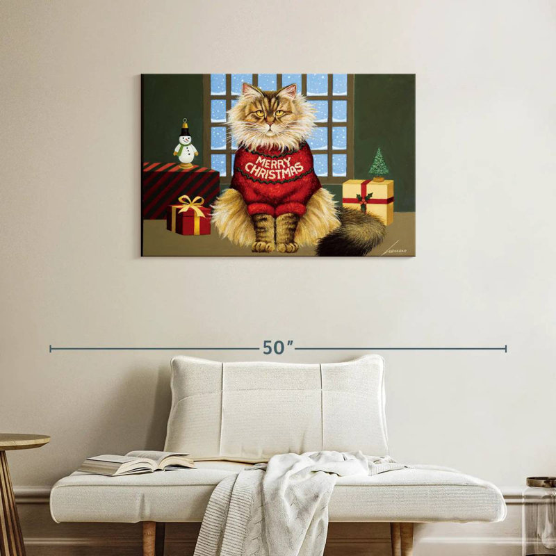 Squeeky's Christmas, 24" H x 36" W