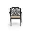 Chaise de patio avec coussin Gawain