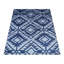 Tapis d'intérieur contemporain en soie noué à la main bleu rectangulaire-812492781