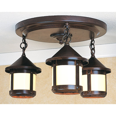Berkeley 3 - Light Semi Flush Mount
