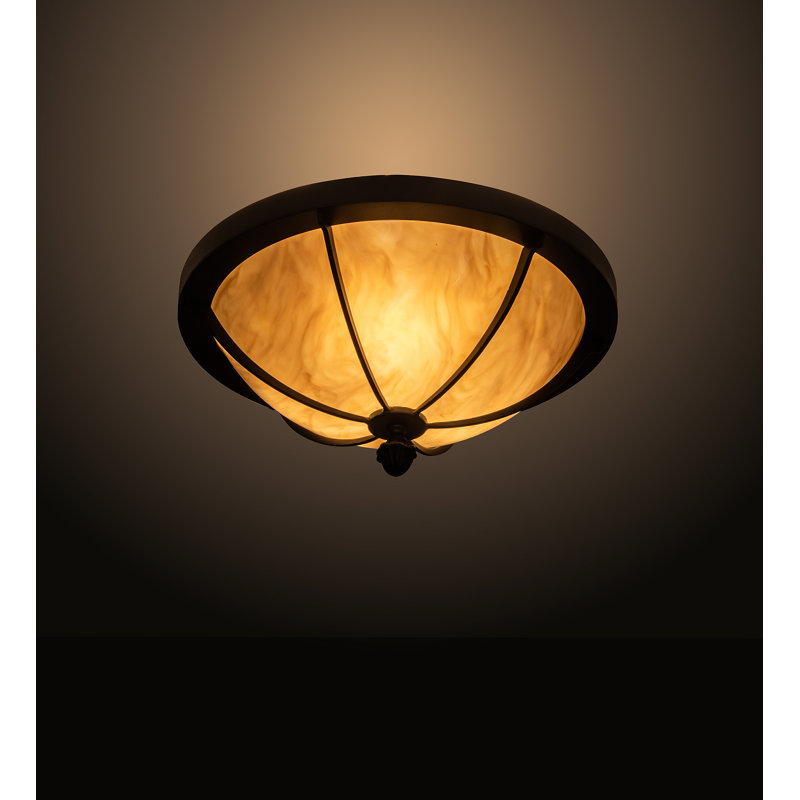 Heyer 3 - Light Flush Mount, 7" H x 16" W x 16" D