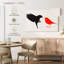 Brampt oiseau rouge sens