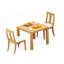 4 Seats 5 Pcs Grade-A Teak Wood Dining Set: 36" Square Table And 4 Osborne Armless Chairs #11OS0800-107360781-107360782
