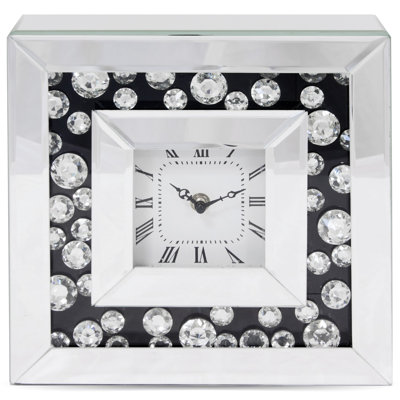 Metal Quartz movement / Crystal Tabletop Clock