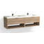 Modo 72" W Wall Mounted Double Bathroom Vanity-102126636-102126635-102126640