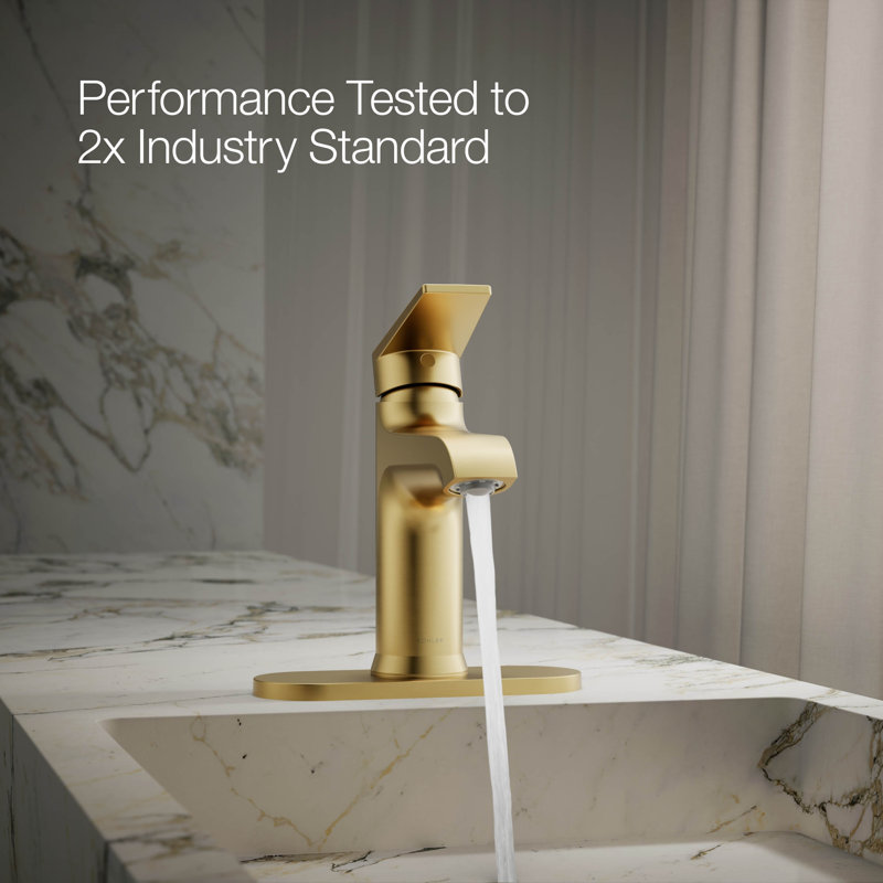 Hint Single-Handle Bathroom Sink Faucet, 1.2 Gpm, Brass