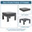 Martrel Outdoor Ottoman with Cushion
