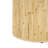 Cole And Grey Wooden Handmade Accent Table With Linear Wood Strip Design