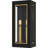 Hannis 2-Light Matte Black Outdoor Wall Lantern-245640127