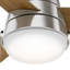 Ventilateur de plafond standard à 3 pales de 36 po avec lumières et chaînettes Aker-23681189