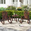 Chaise berçante d'extérieur 2 pièces Adirondack