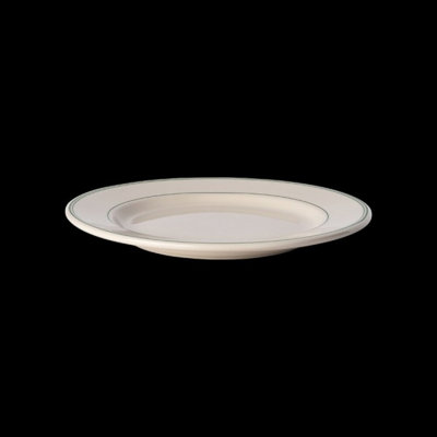 Plaque à bord roulé bande verte
