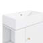 Petit meuble-lavabo avec lavabo simple en céramique-414888839