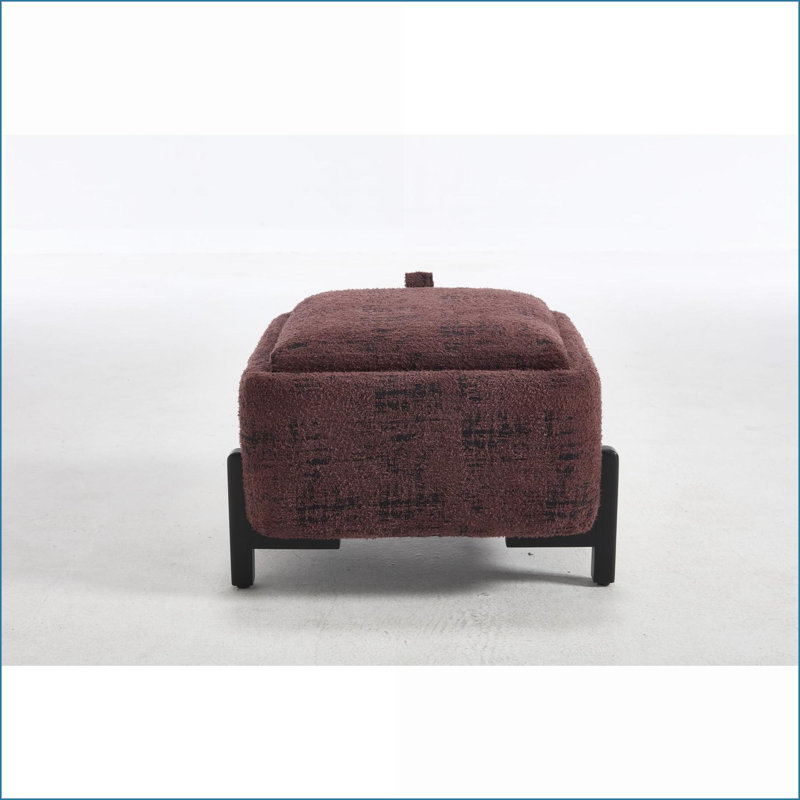 Table basse en polyester de luxe Red Light - compacte pour les petits salons, facile à assembler en 10 minutes