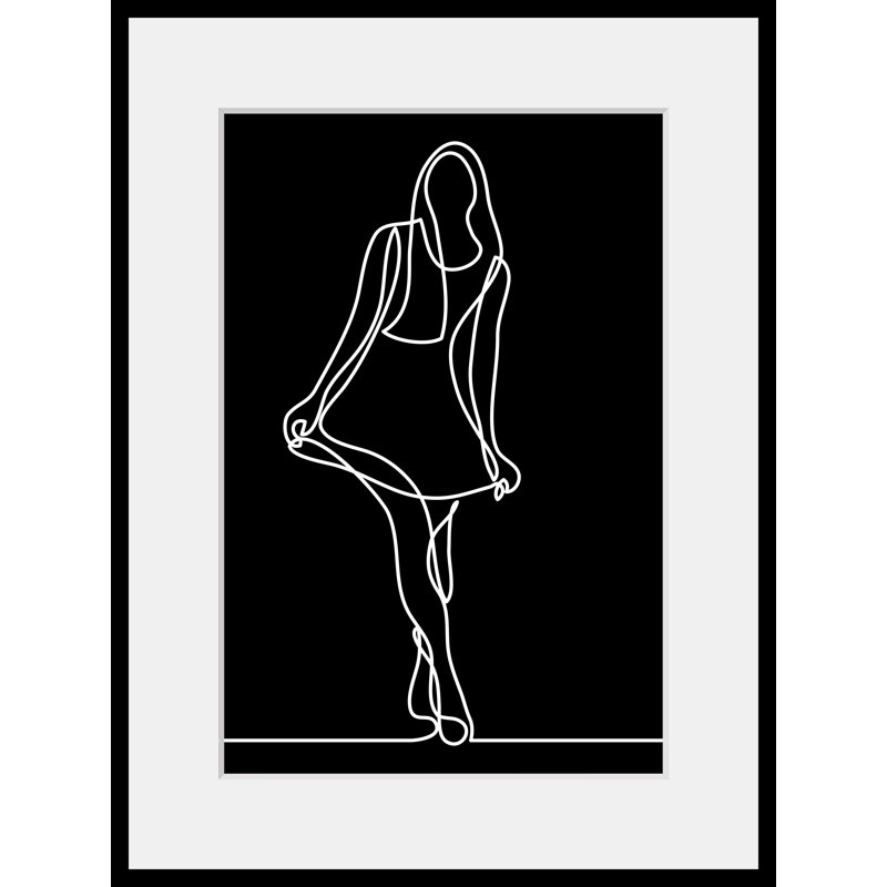 Woman - Single Picture Frame Print, 60 cm H x 50 cm W