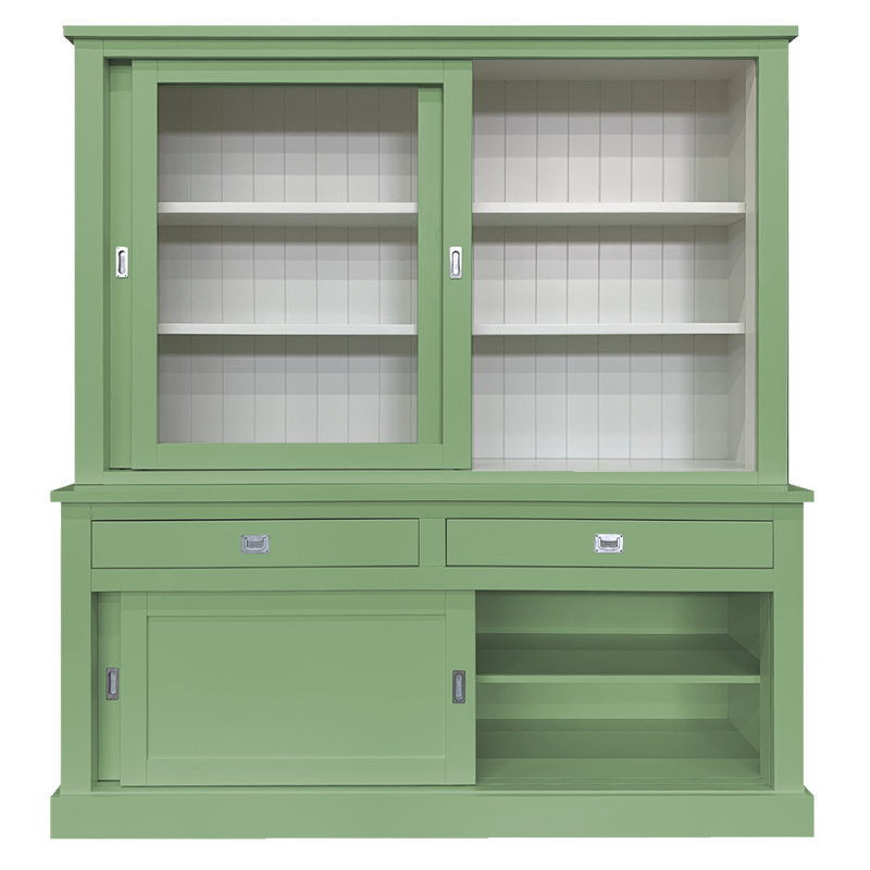 Antione Display Cabinet, Pale Green