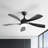 Damecia 52'' Modern Ceiling Fan with LED Light and Remote Control-123098396