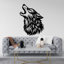 Adhésif décoratif loup, art mural loup, décoration murale chambre loup, autocollant loup
