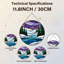 Panneau de vitrail 12 "H Winter Landscape-1464786307