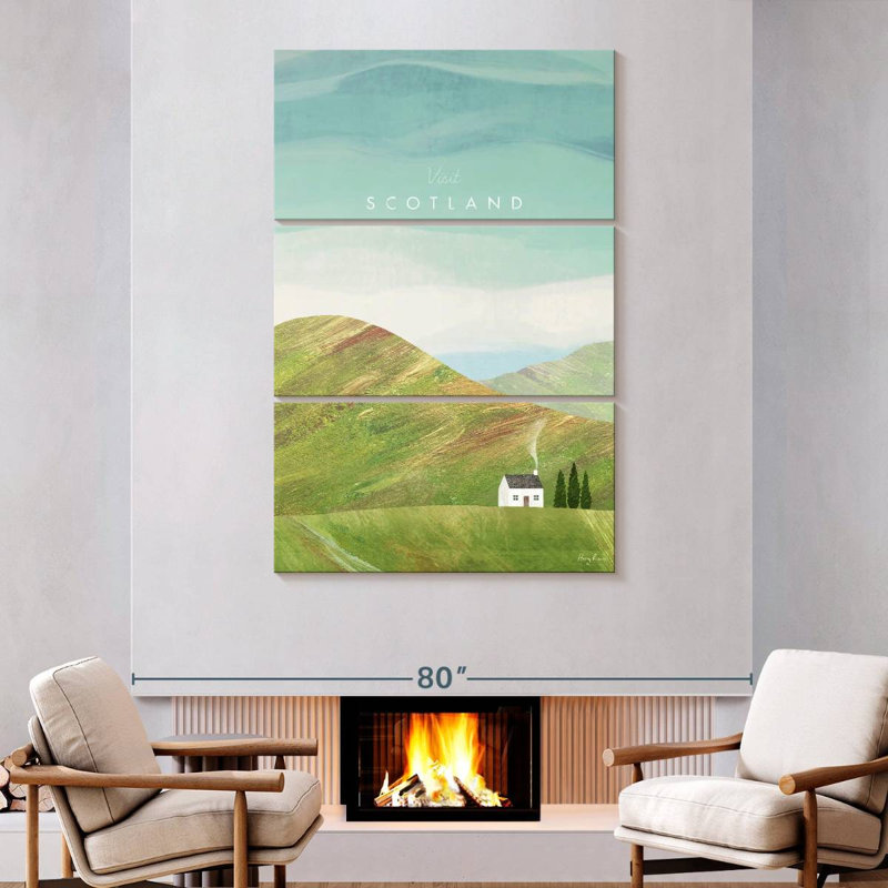 Affiche de voyage Masam, Écosse, H 74 po x l 48 po