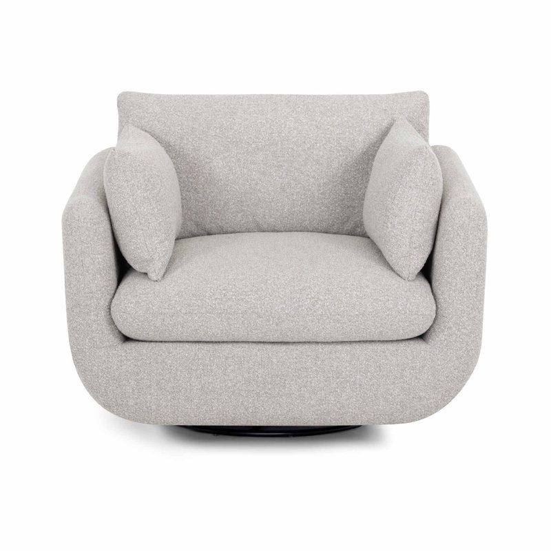 Fauteuil d'appoint pivotant Bossley