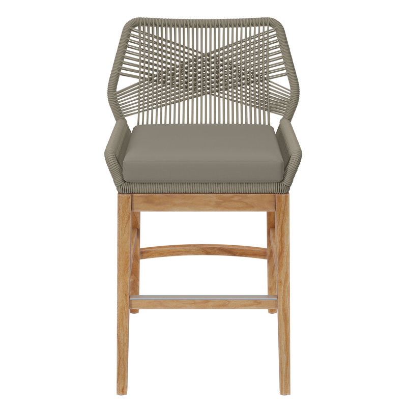 Tabouret de bar Wellspring, Gris clair