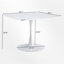 Table de salle à manger pour 4 à 6 personnes avec plateau en MDF, table de salle à manger à piédestal, table basse de loisirs-1389160039-1387452311