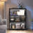 31.5" W Cube Bookcase With Tri-Color Sensor Light, Open Display Shelf-1016128788