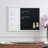 Thomas Martha Stewart Magnetic Weekly Calendar Dry Erase Board and Chalk Board with Liquid Chalk Marker-89798332