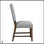 Ensemble de salle à manger moderne à finition noyer avec rallonge autoportante et 6 chaises rembourrées, parfait pour un repas élégant et fonctionnel-2041598039