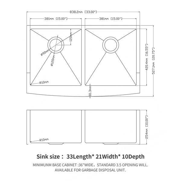 Dimensions du produit