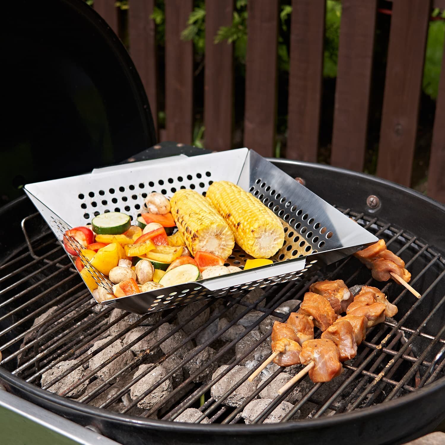 Symple Stuff Bbq Grill Basket Wayfair