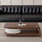 Modern Walnut Coffee Table with Storage
