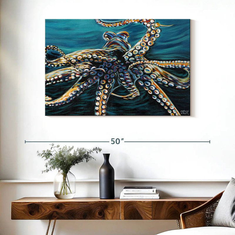 Wild Octopus II, 26" H x 39" W
