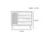 Vitrine minimaliste en noyer de rotin