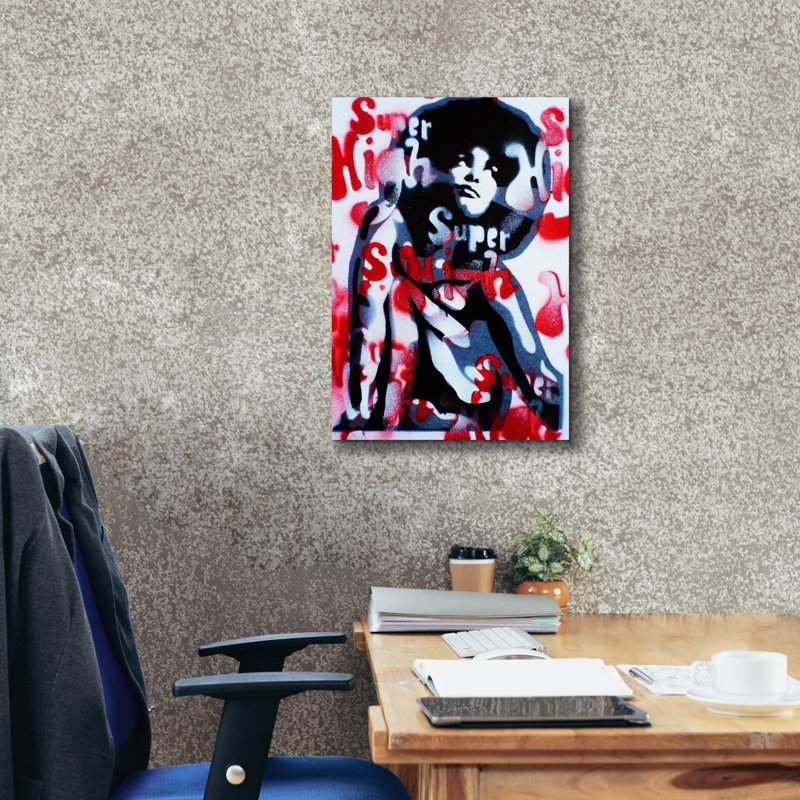 «Super High» par Abstract Graffiti, H 26 po x l 18 po x P 0,75 po