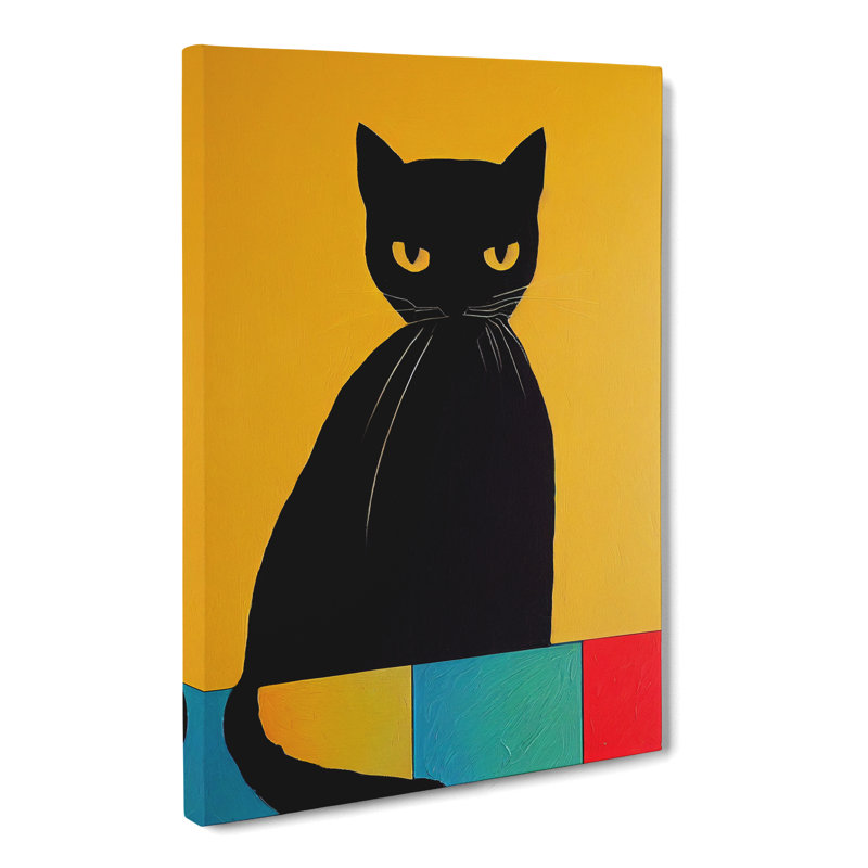 Cat - Wrapped Canvas, 76cm H x 50cm W x 3cm D