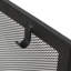 Pare-étincelles pliable en fer avec portes et outils, noir mat, 31,53 pouces de hauteur et 50,5 po x 32 po 5,5 po