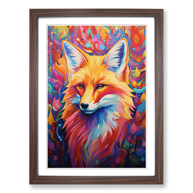 Single Picture Frame Wall Art, 46cm H x 34cm W, Walnut Framed