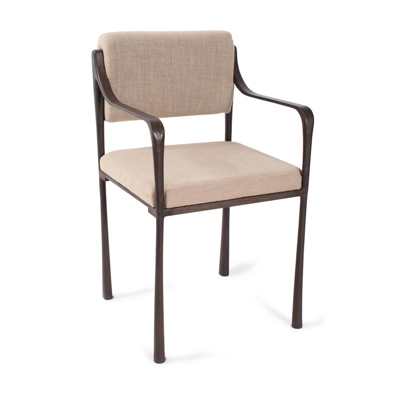 Chaise de salle à manger rembourrée Odile
