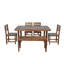 Ensemble de table et chaises d'extérieur en bois d'acacia de haute qualité-1449196718